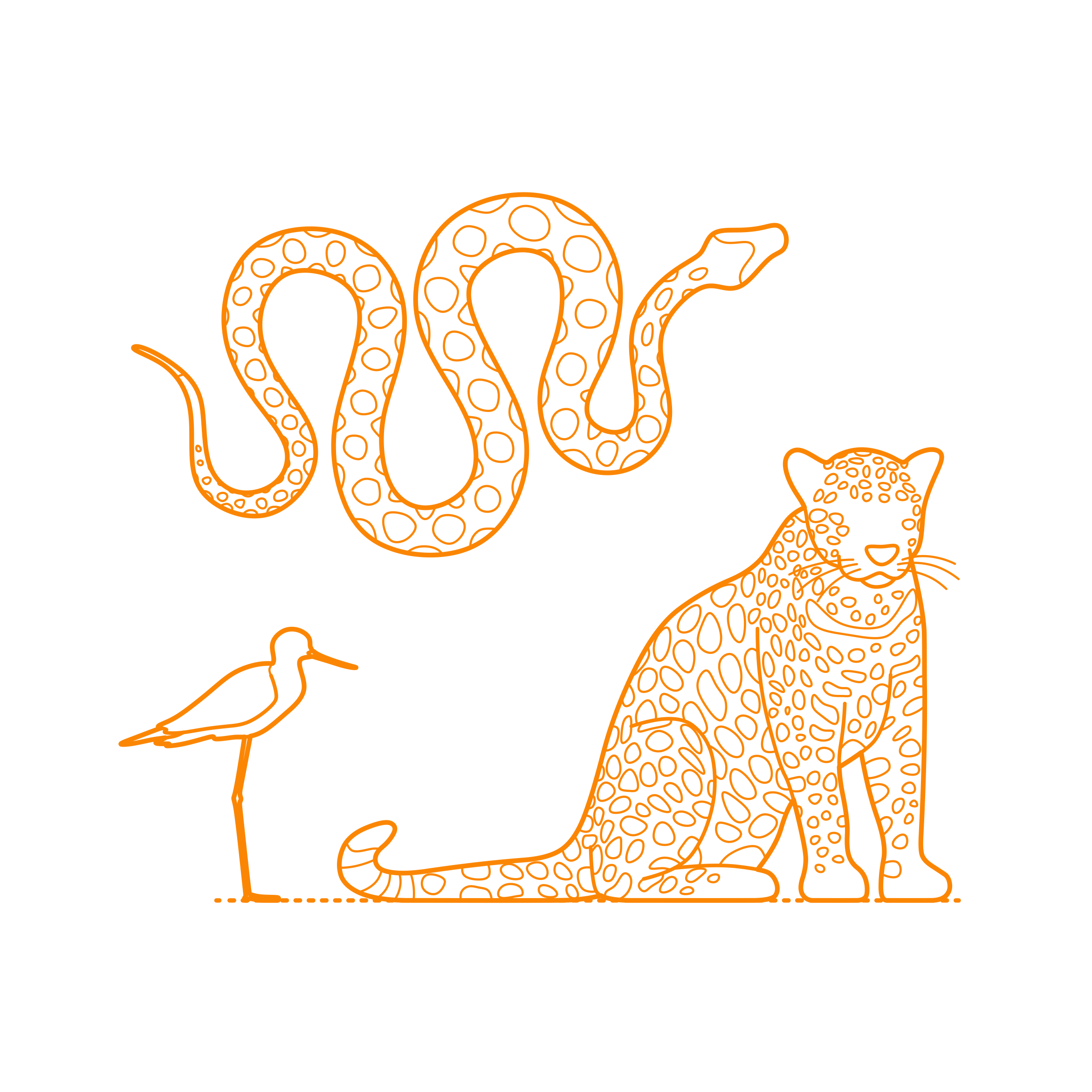 Animals Swamp Wetland Animals Tracing Svg Vector Free Vectors